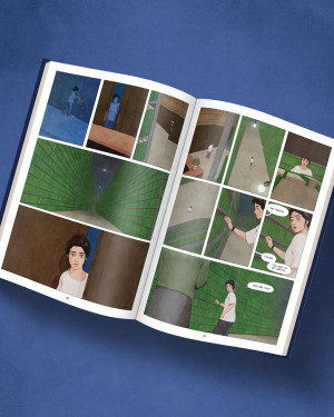 The Midnight Library by Matt Haig, adapted and illustrated by Fred Fordham